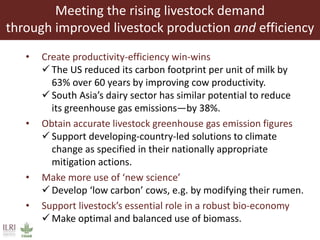 Livestock headwinds:Help or hindrance to sustainable development?