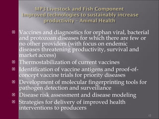 Livestock in the new CGIAR Consortium