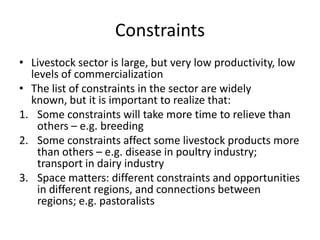 Sectoral and Economy-wide Analysis of the Ethiopian Livestock