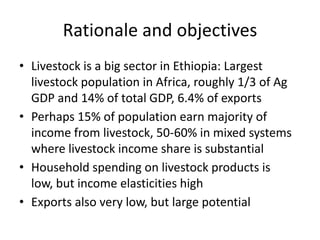 Sectoral and Economy-wide Analysis of the Ethiopian Livestock