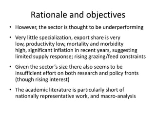 Sectoral and Economy-wide Analysis of the Ethiopian Livestock