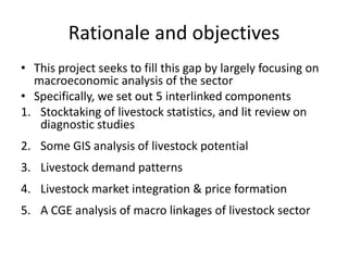 Sectoral and Economy-wide Analysis of the Ethiopian Livestock