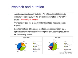 Livestock and global change: Towards a sustainable and equitable livestock sector 