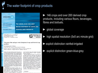 The water footprint of livestock products