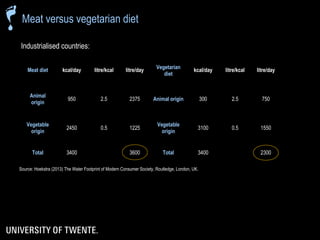 The water footprint of livestock products