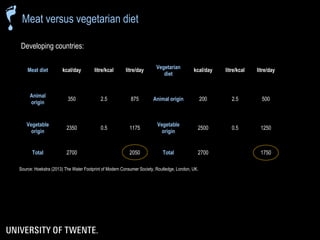 The water footprint of livestock products