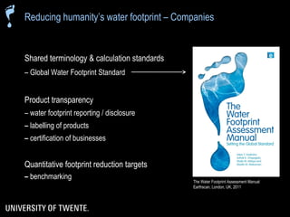 The water footprint of livestock products