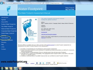 The water footprint of livestock products
