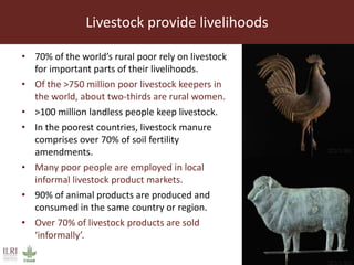 Livestock roles in addressing the Sustainable Development Goals | PPTX
