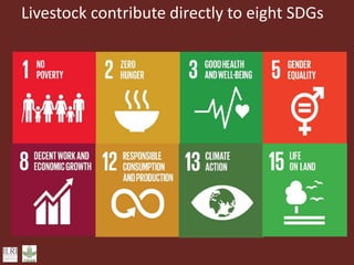 Livestock roles in addressing the Sustainable Development Goals