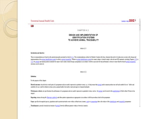 Livestock traceability