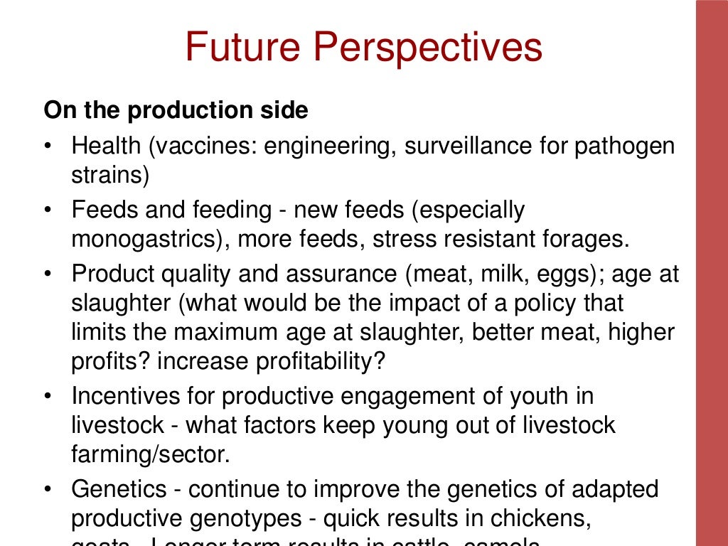 Livestock value chains