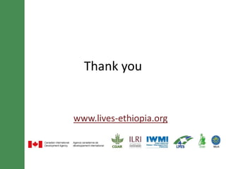 Potential livestock value chain interventions for the LIVES project