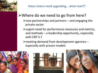 Livestock market opportunities for the poor