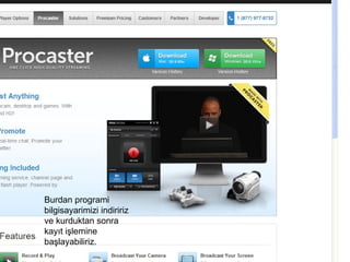 Burdan programi bilgisayarimizi indiririz ve kurduktan sonra kayıt işlemine başlayabiliriz. 