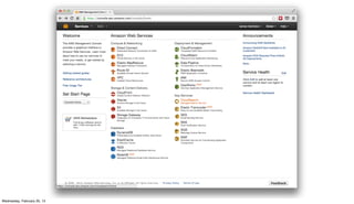 Wednesday, February 20, 13
 