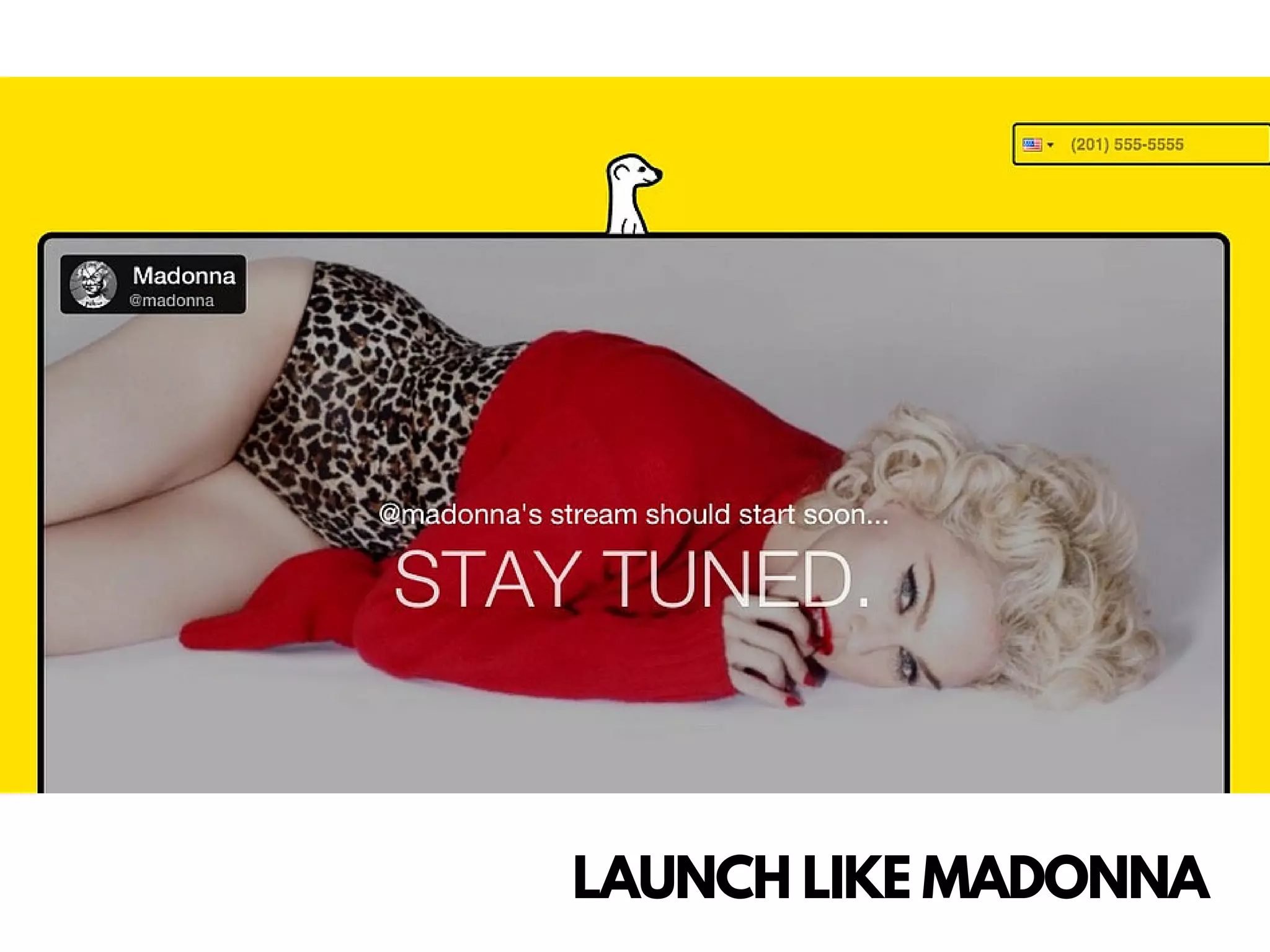 LAUNCH LIKE MADONNA