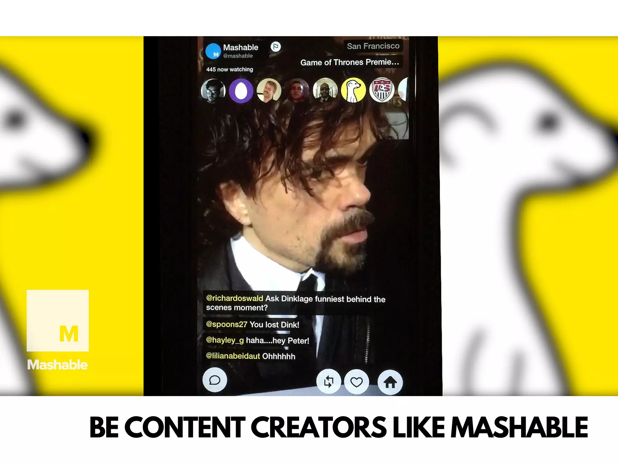 BE CONTENT CREATORS LIKE MASHABLE