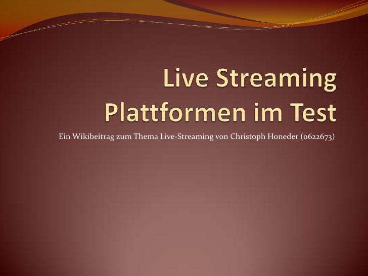 streaming plattformen streaming plattformen