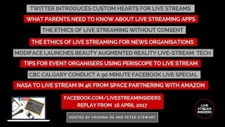 Live stream news week commencing 16 April 2017