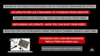 Live Stream News Week Commencing 26 March 2017