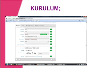 KURULUM; 
