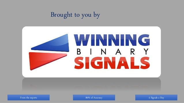 Free binary options signals live