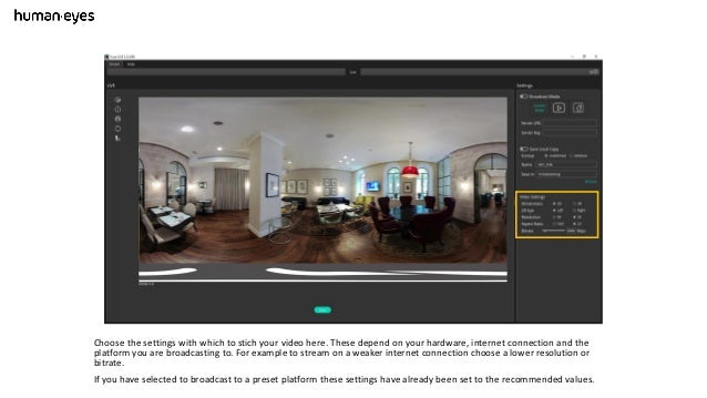 How To Stream Live In 3d 360 With Vuze Camera - 