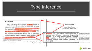 Type Inference
 