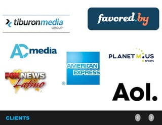 Lead Generation
Create a daily Live Vote
event and capture
demographic data by
providing incentive.
APPLICATIONS
Second Screen
Experience
Drive viewers to a mobile
device to participate in
Live Vote content relevant
to a real-time show or
event
Exit Traffic
Engagement
Turn abandoned visitors
into customers by offering
an incentive to participate
in a Live Vote event and
earn rewards
Gated Premium Content
Collect valuable data in
exchange for access to
premium content- a user
completes a Live Vote event,
gains access to subscription
content.
 