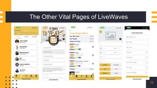 The Other Vital Pages of LiveWaves
12
 
