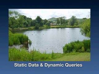 Static Data & Dynamic Queries
 