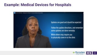 Example: Medical Devices for Hospitals
20
 