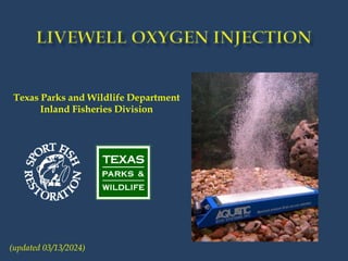 Texas Parks and Wildlife Department
Inland Fisheries Division
(updated 03/13/2024)
 
