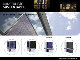DECENRTRALIZED ENERGY SUPPLY
21. SISTEMAS FOTOVOLTAICOS DE FACHADA
 