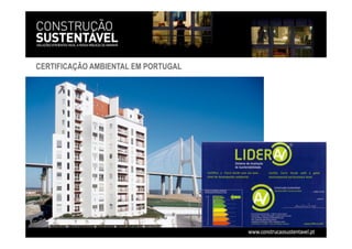 CERTIFICAÇÃO AMBIENTAL EM PORTUGAL
 
