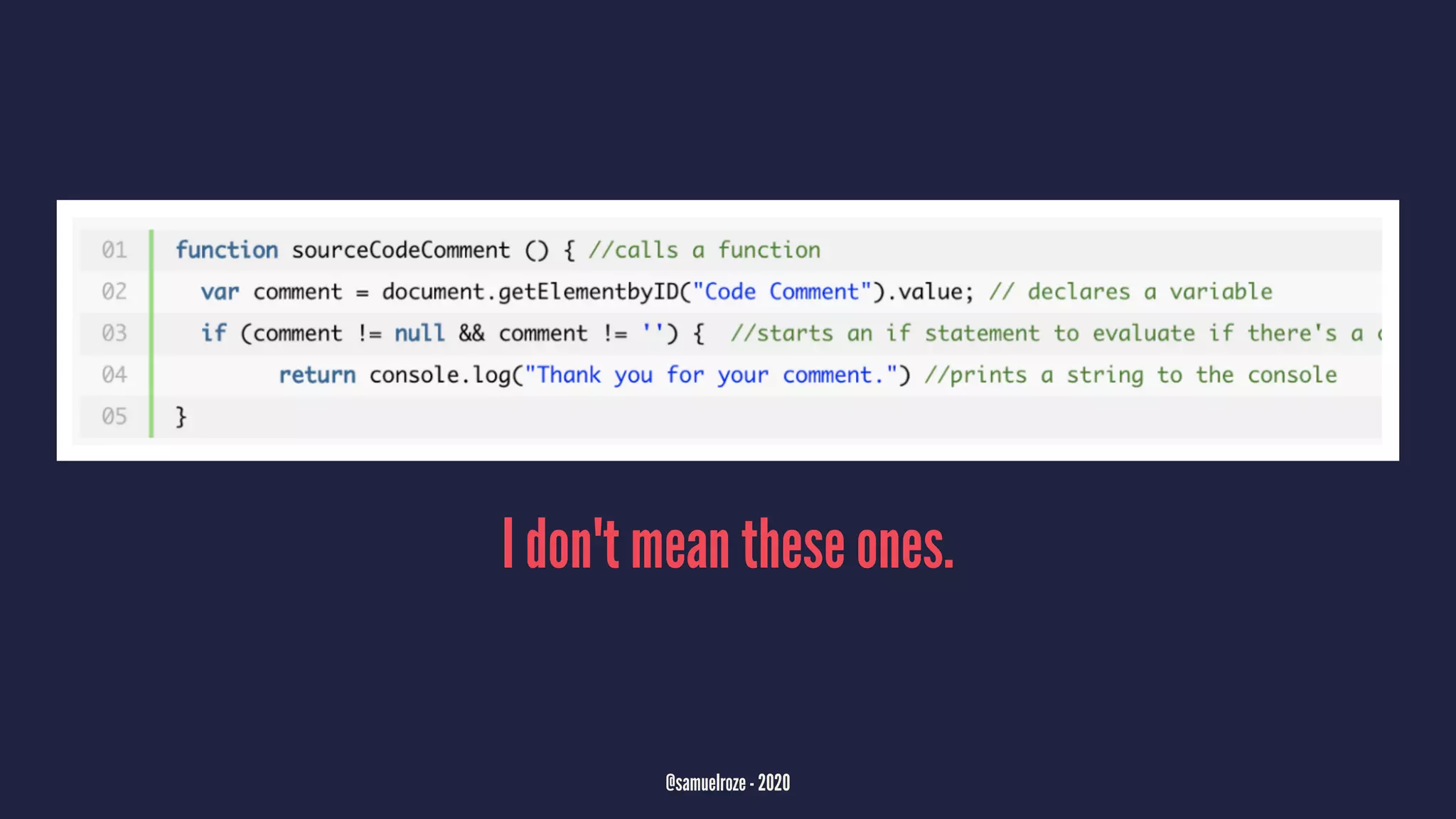 I don't mean these ones.
@samuelroze - 2020
 