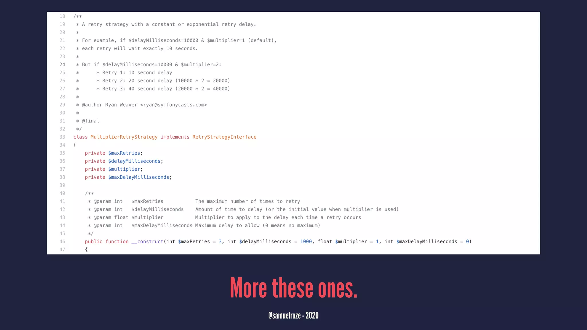 More these ones.
@samuelroze - 2020
 