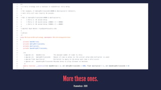 More these ones.
@samuelroze - 2020
 