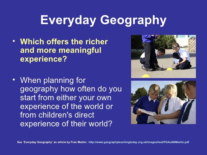 Living Geography