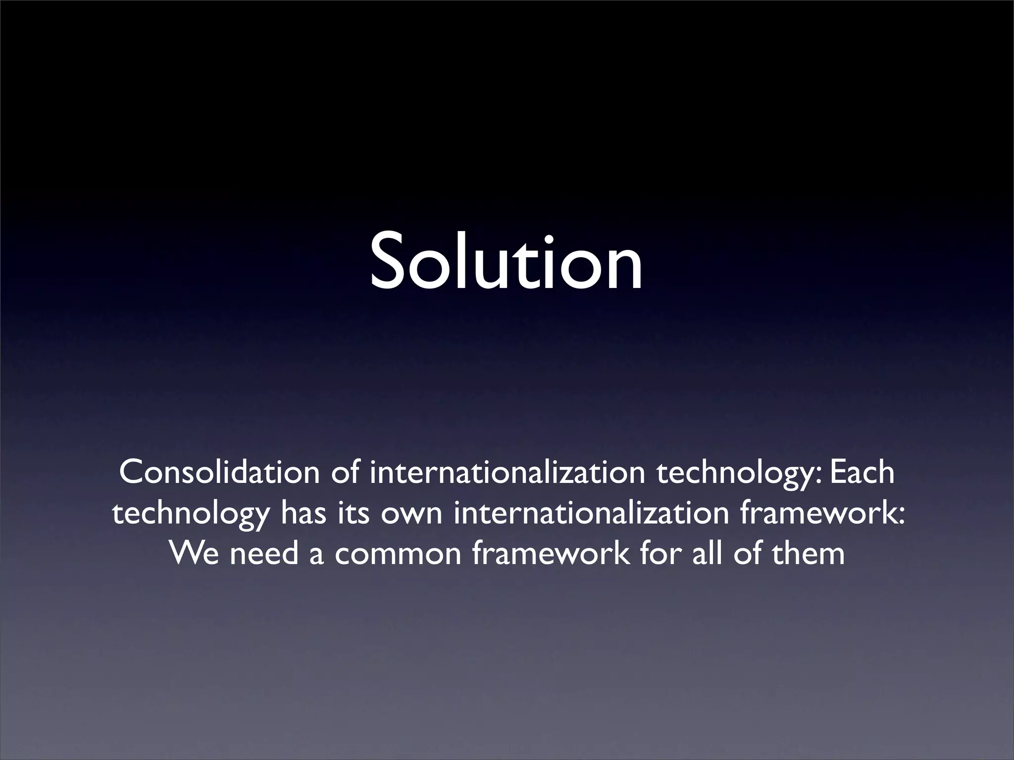 Living in a Multi-lingual World: Internationalization in Web and Desktop Applications