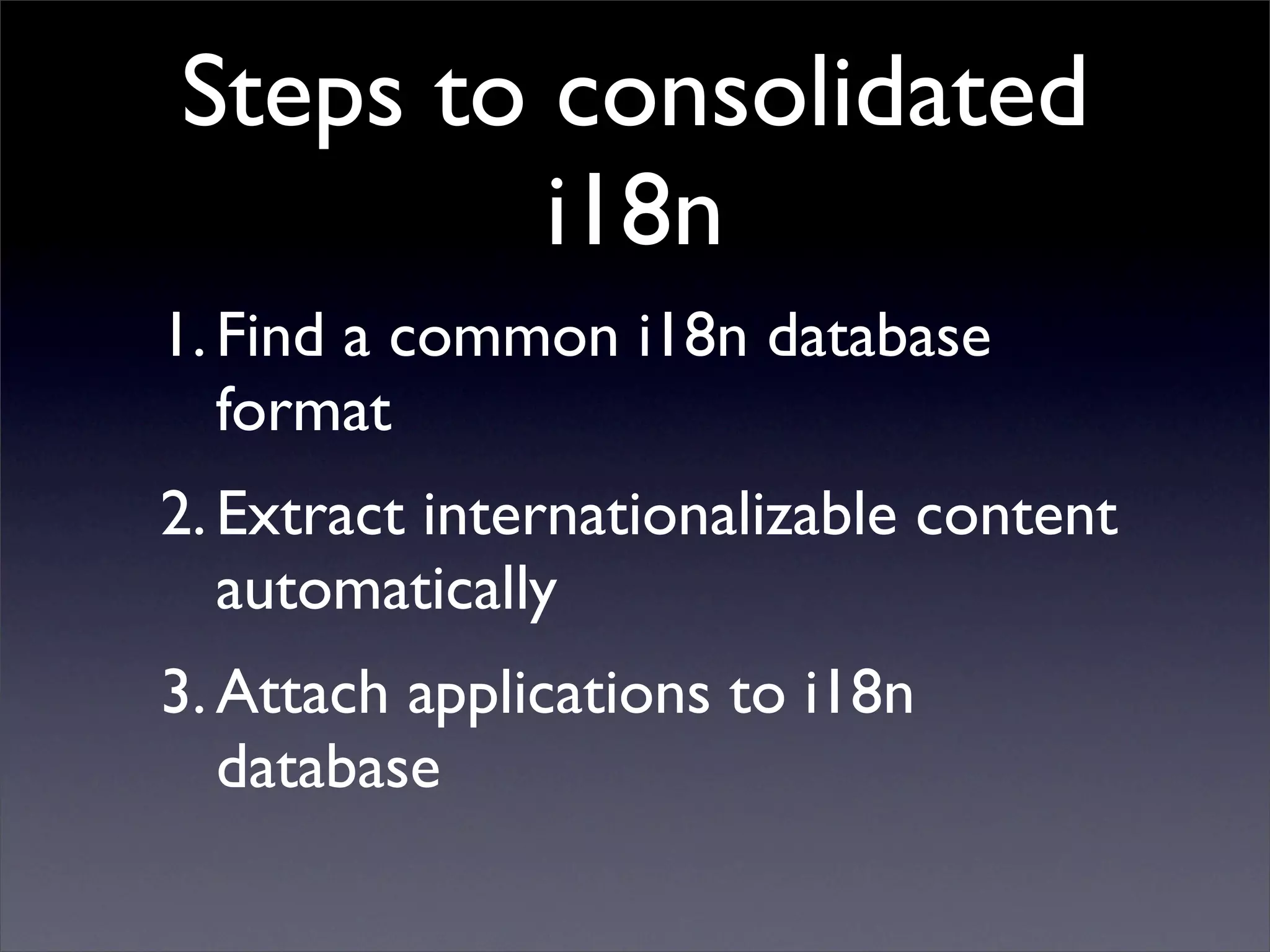 Living in a Multi-lingual World: Internationalization in Web and Desktop Applications