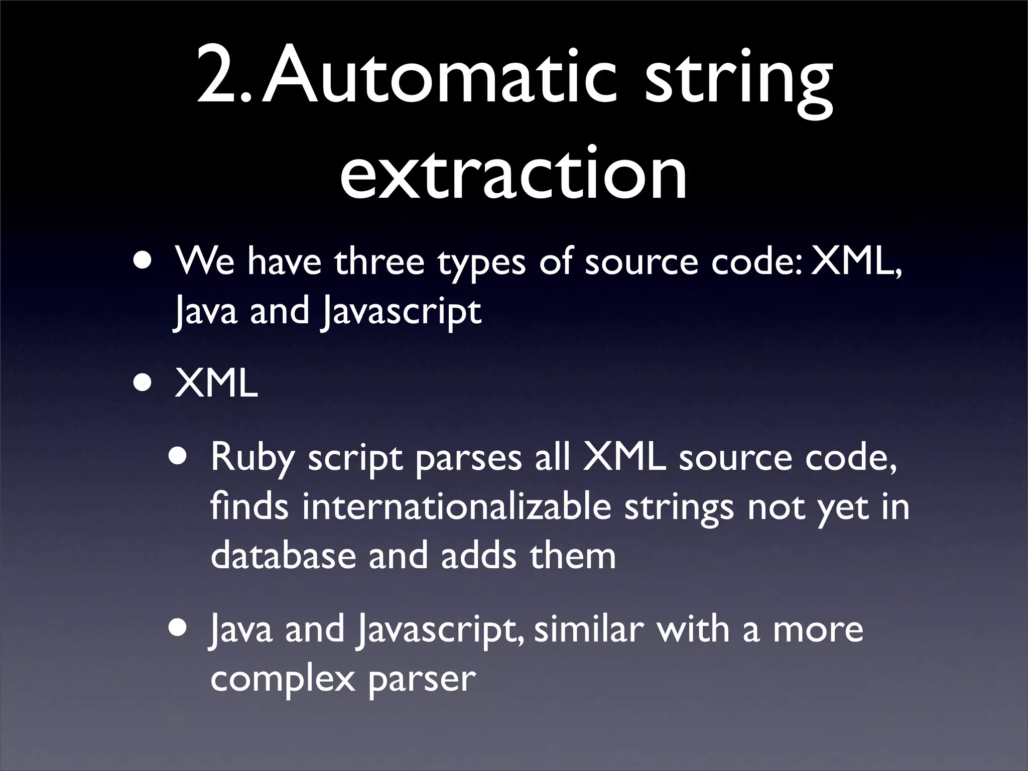 Living in a Multi-lingual World: Internationalization in Web and Desktop Applications