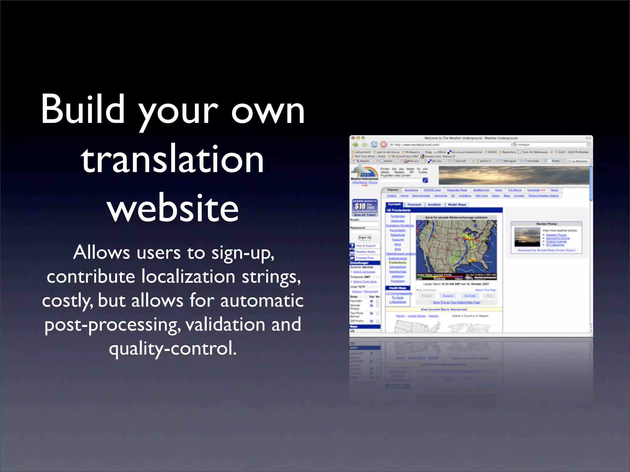 Living in a Multi-lingual World: Internationalization in Web and Desktop Applications