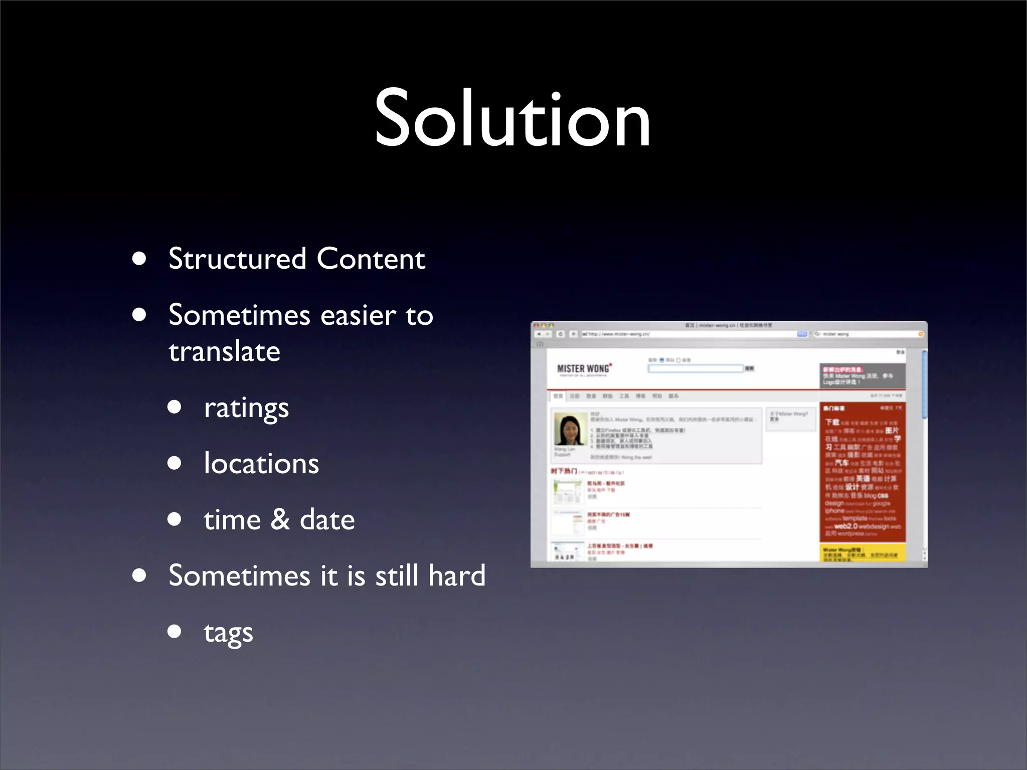 Living in a Multi-lingual World: Internationalization in Web and Desktop Applications