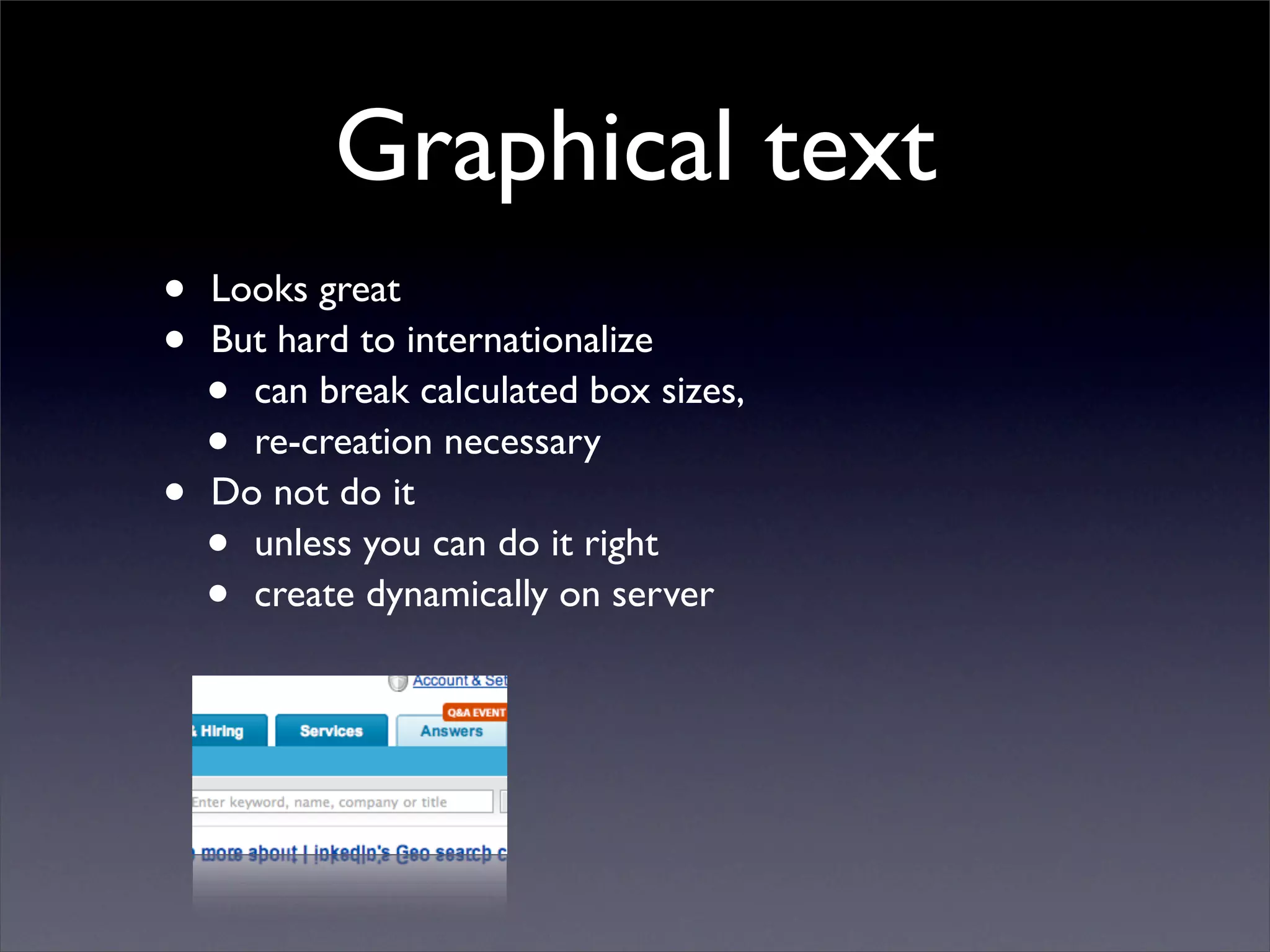 Living in a Multi-lingual World: Internationalization in Web and Desktop Applications