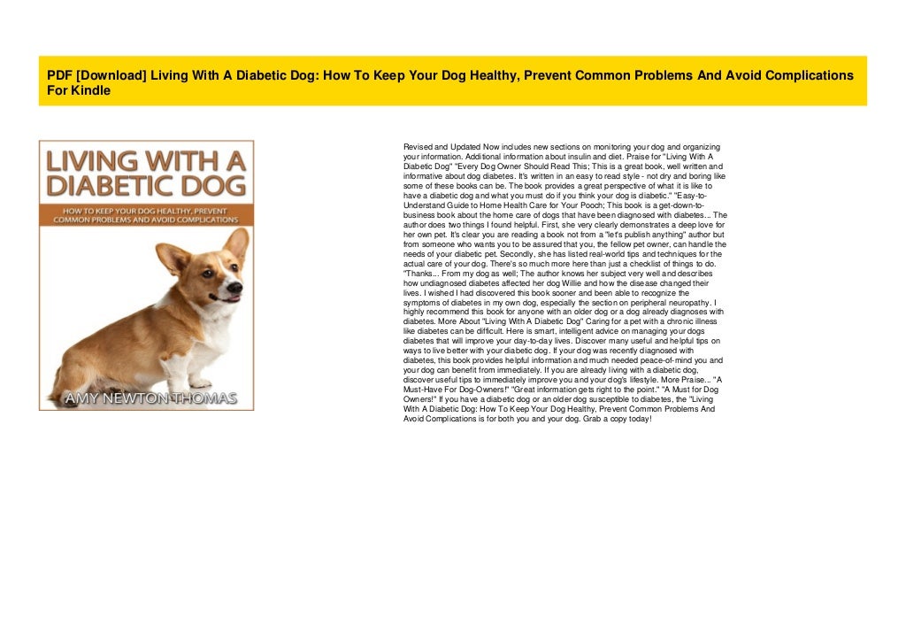 PDF [Download] Living With A Diabetic Dog How To Keep Your Dog Healthy