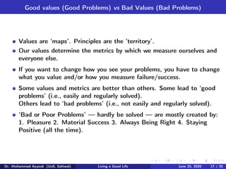Living a good life | PPT