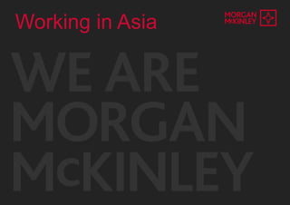 Working in Asia
 