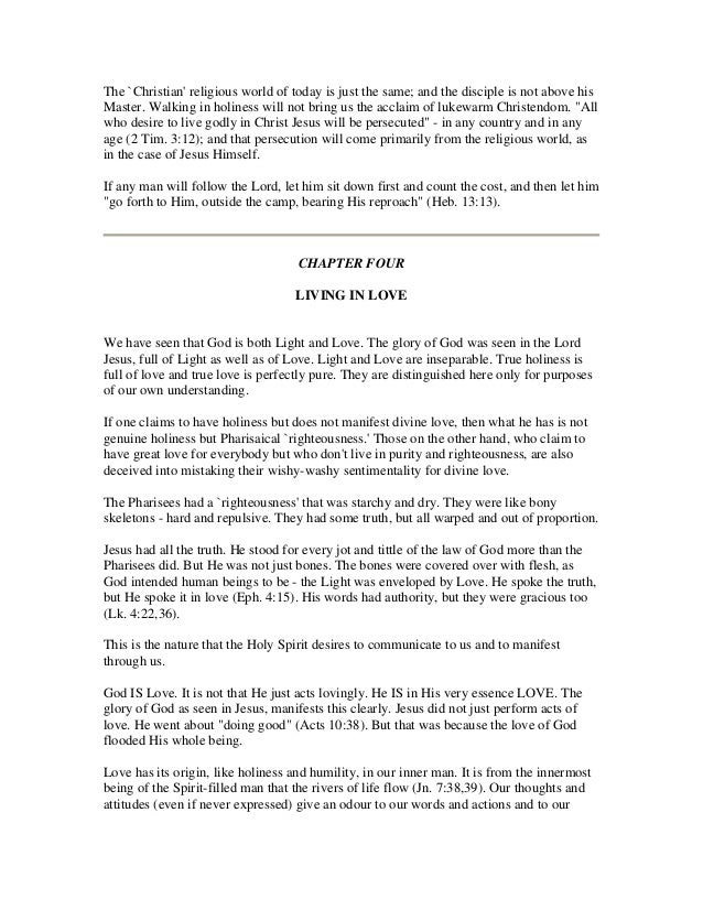 Living As Jesus Lived - 
